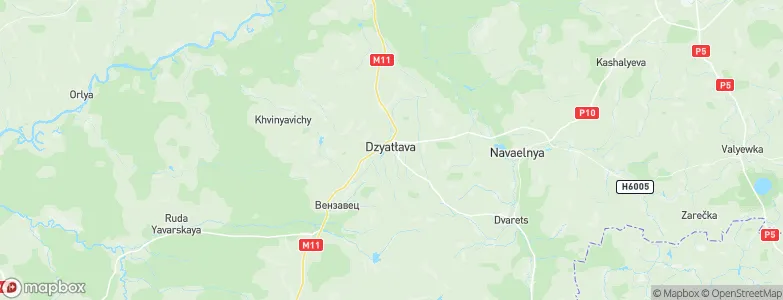 Dzyatlava, Belarus Map