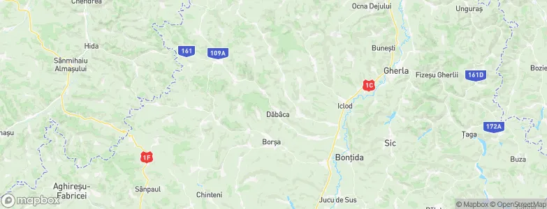 Dăbâca, Romania Map
