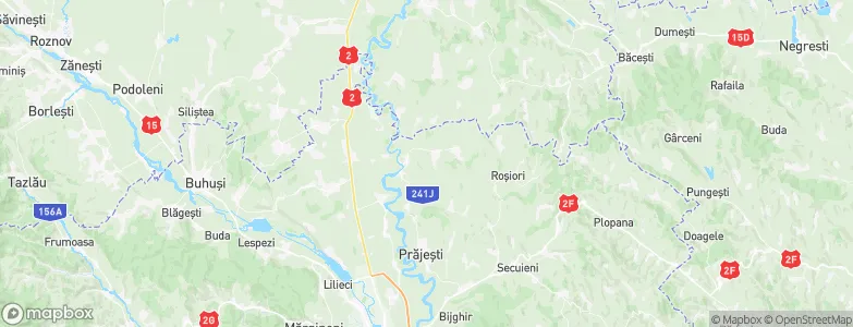 Dămieneşti, Romania Map