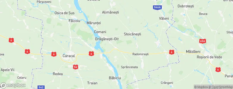 Dăneasa, Romania Map