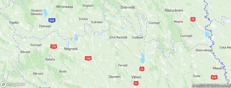Dăneşti, Romania Map