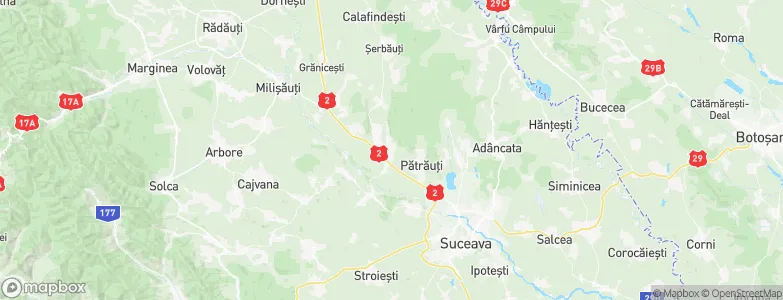 Dărmăneşti, Romania Map