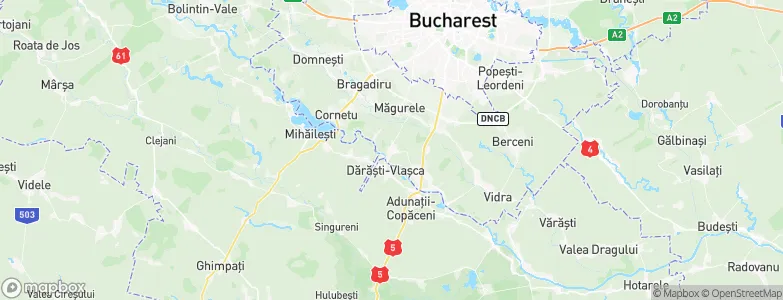 Dărăşti-Ilfov, Romania Map