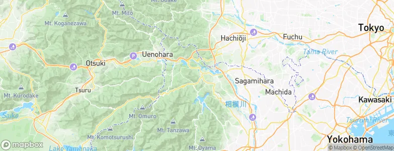 Dōshi, Japan Map