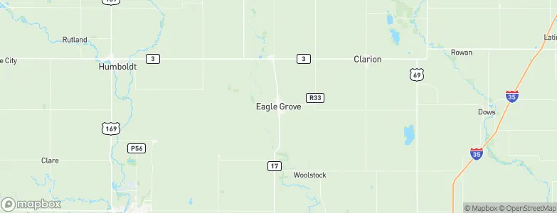 Eagle Grove, United States Map