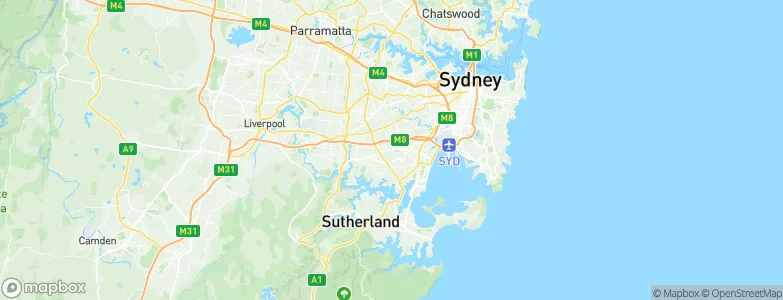 Earlwood, Australia Map