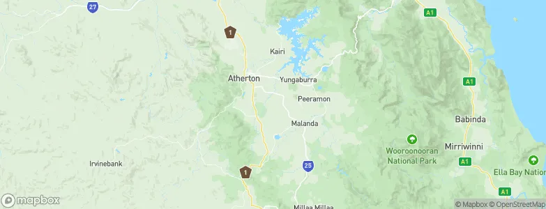 East Barron, Australia Map