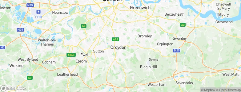 East Croydon Station, United Kingdom Map