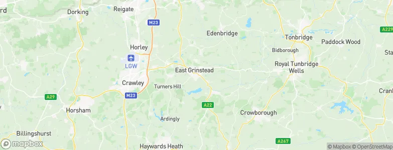 East Grinstead, United Kingdom Map
