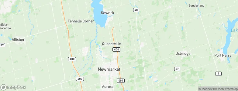 East Gwillimbury, Canada Map