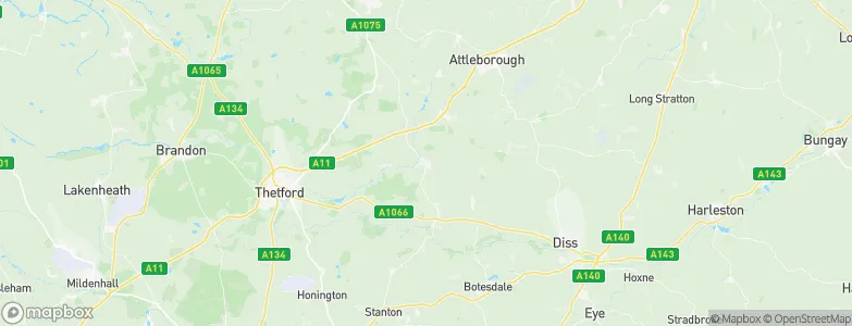East Harling, United Kingdom Map