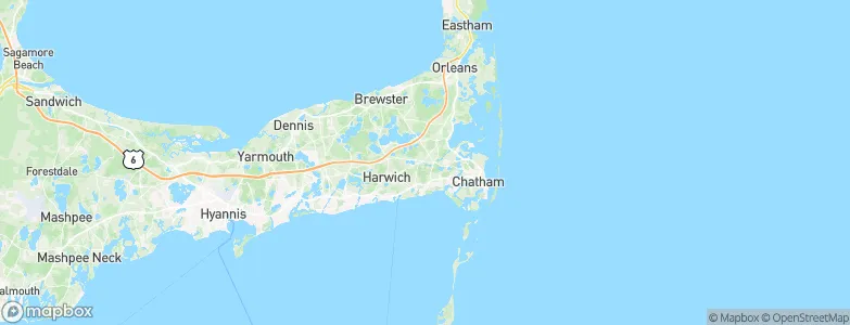 East Harwich, United States Map