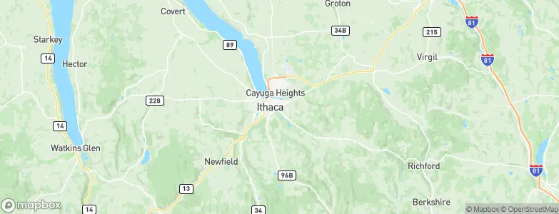 East Ithaca, United States Map
