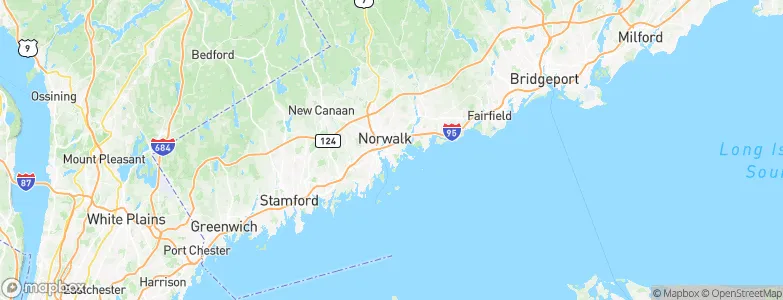 East Norwalk, United States Map