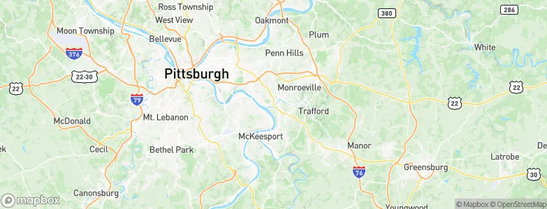 East Pittsburgh, United States Map