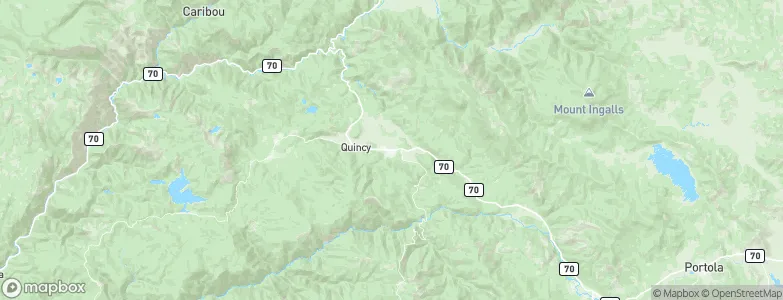 East Quincy, United States Map