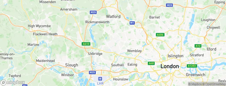 Eastcote, United Kingdom Map