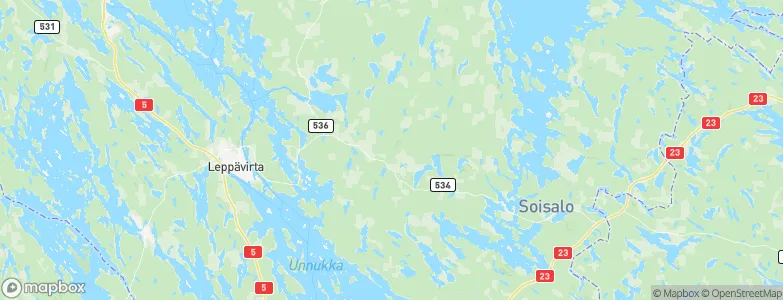 Eastern Finland, Finland Map