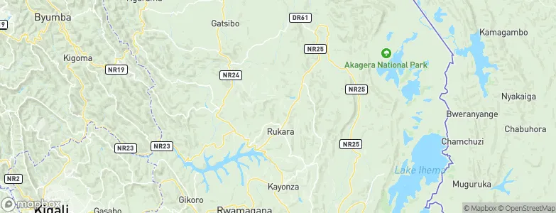 Eastern Province, Rwanda Map
