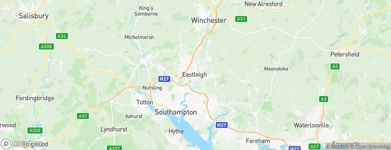 Eastleigh, United Kingdom Map