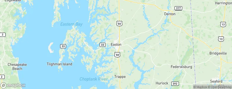 Easton, United States Map
