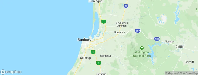 Eaton, Australia Map