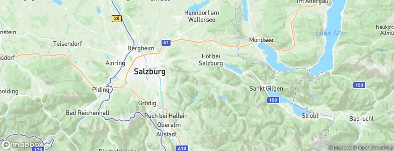 Ebenau, Austria Map