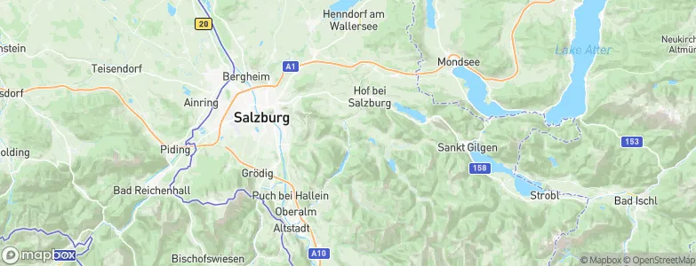 Ebenau, Austria Map