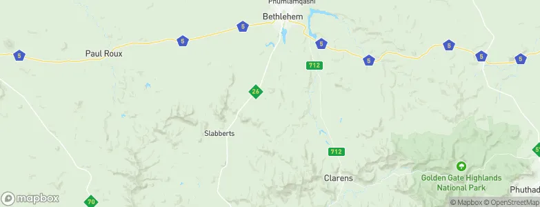 Ebenhaezer, South Africa Map