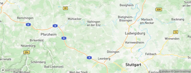 Eberdingen, Germany Map