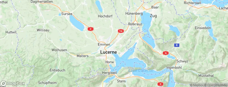 Ebikon, Switzerland Map