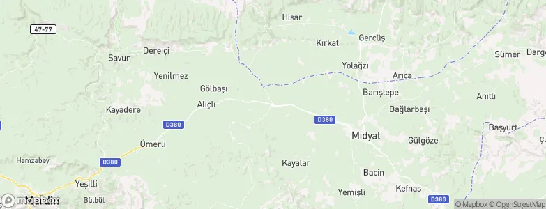 Ebish, Turkey Map
