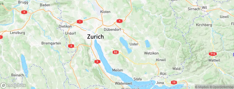 Ebmatingen, Switzerland Map