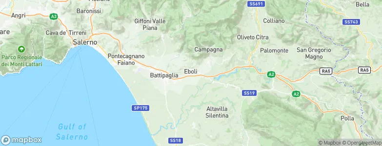 Eboli, Italy Map