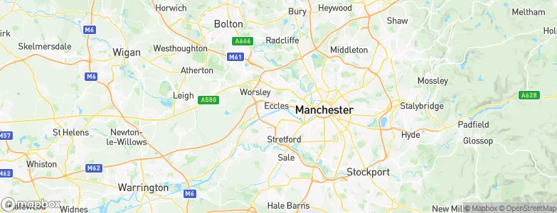 Eccles, United Kingdom Map