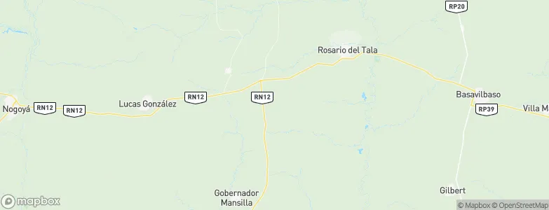 Echagüe, Argentina Map