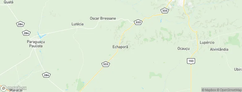 Echaporã, Brazil Map