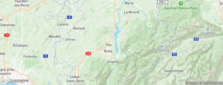 Echarlens, Switzerland Map