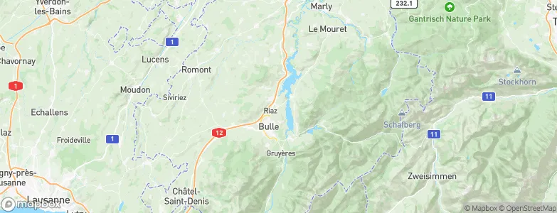 Echarlens, Switzerland Map