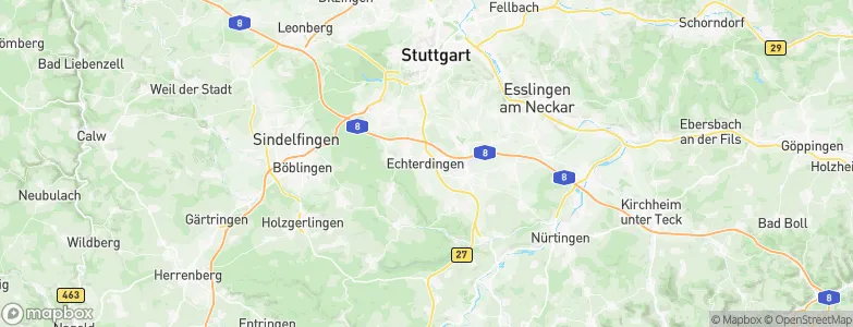 Echterdingen, Germany Map