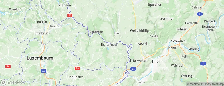 Echternacherbrück, Germany Map