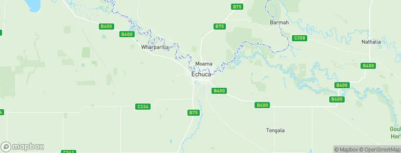 Echuca, Australia Map
