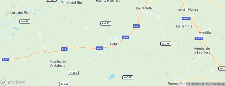 Écija, Spain Map