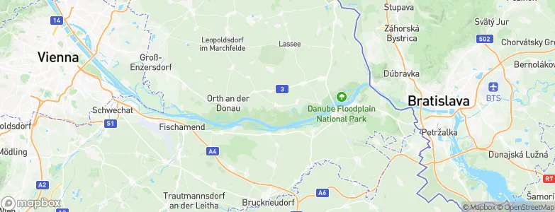 Eckartsau, Austria Map