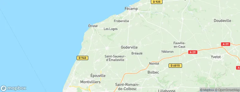 Écrainville, France Map