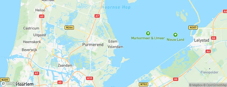 Edam-Volendam, Netherlands Map