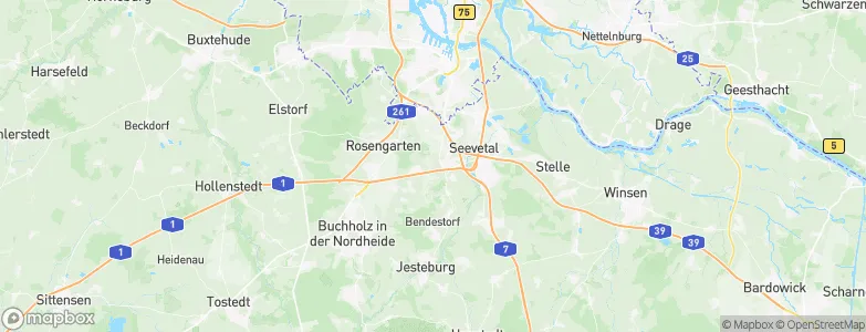 Eddelsen, Germany Map