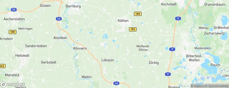 Edderitz, Germany Map