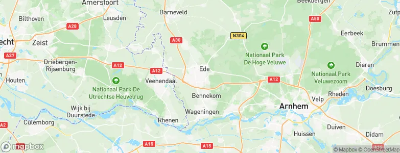 Ede, Netherlands Map