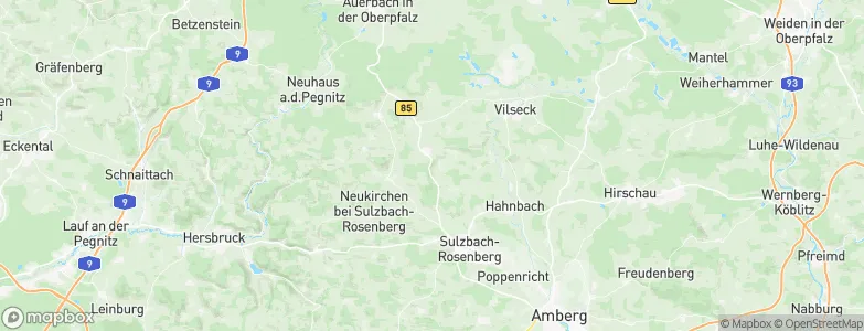Edelsfeld, Germany Map